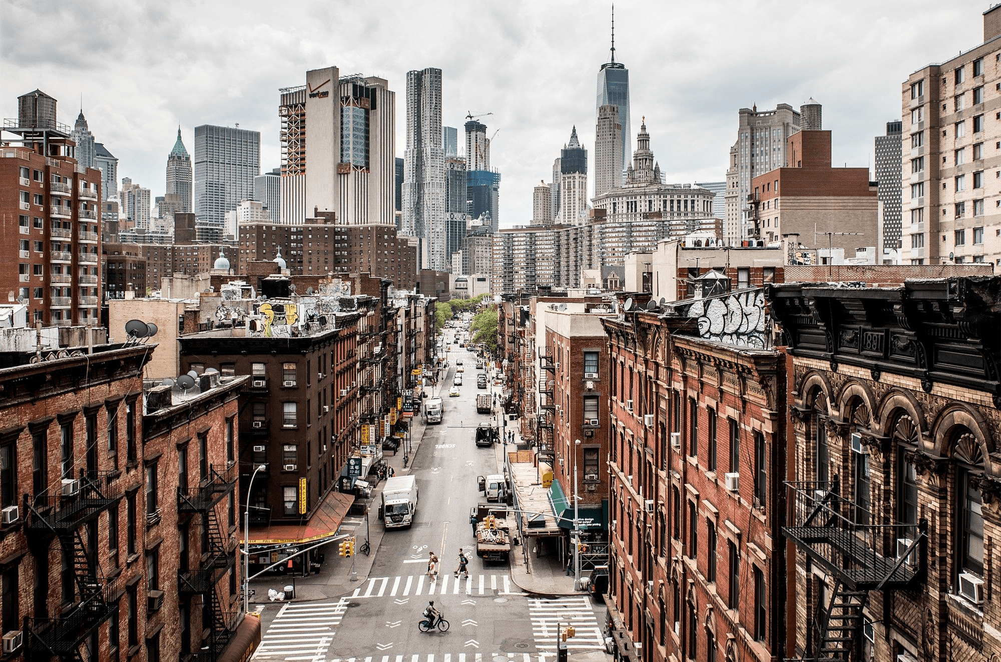 city with black carbon emissions in background