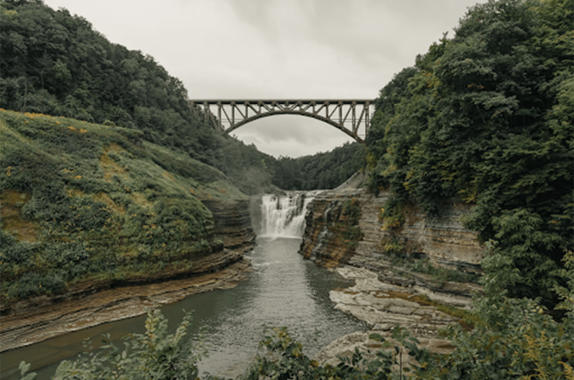 Bridge over river