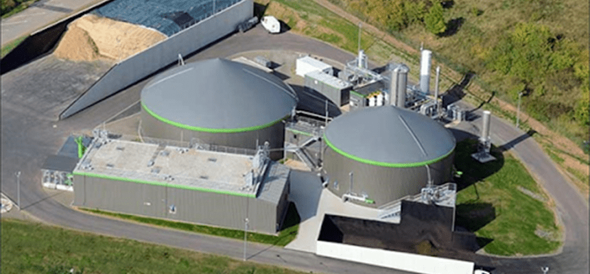 Anaerobic digester plant