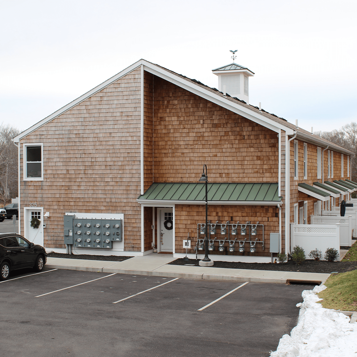 Sandy Hollow Apts Rear Lot Side View